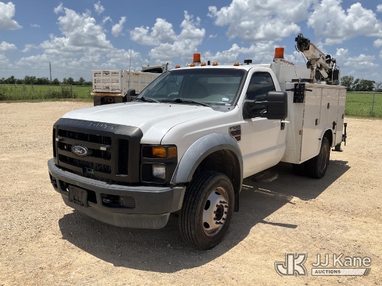 (Marion, TX) 2010 Ford F-550 Mechanics Service Truck Runs & Moves) (Engine Performance Concerns