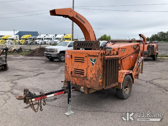 (Superior, WI) 2016 Vermeer BC1000XL Chipper (12in Drum), trailer mtd. No Title) (Certificate of Ori