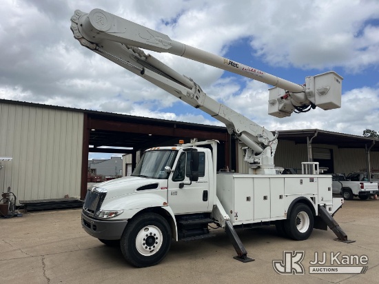 (Bossier City, LA) Altec AM55-MH, Over-Center Material Handling Bucket Truck rear mounted on 2004 In
