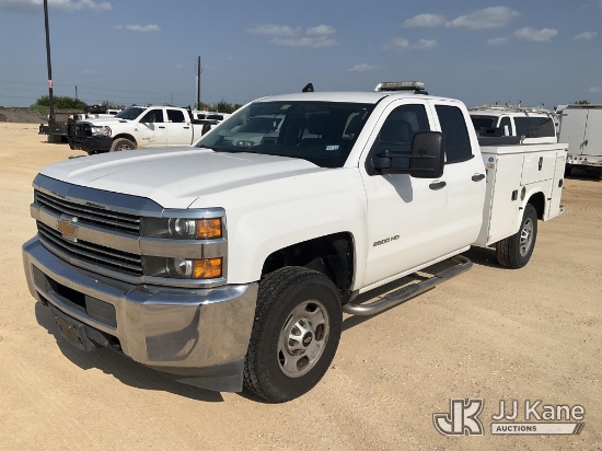 (Marion, TX) 2016 Chevrolet Silverado 2500HD Extended-Cab Service Truck Runs & Moves)(Exterior Defec