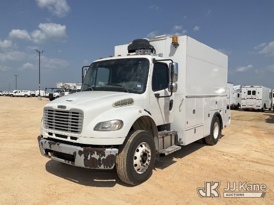 (Marion, TX) 2013 Freightliner M2 106 Enclosed Service Truck Runs & Moves)
