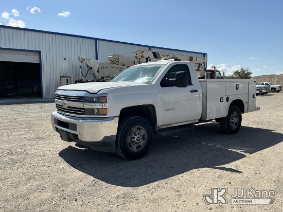 (El Paso, TX) 2015 Chevrolet Silverado 2500HD Service Truck Runs & Moves) (Dash Warning Indicator On