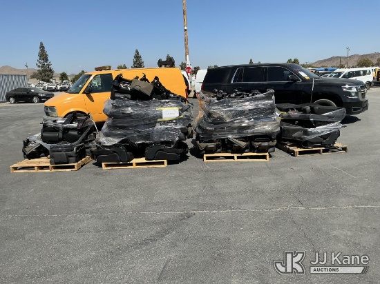 (Jurupa Valley, CA) 4 Pallets Of Car Interior Seats (Used) NOTE: This unit is being sold AS IS/WHERE