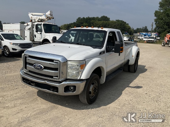 (Charlotte, MI) 2012 Ford F-350 SD Extended-Cab Dual Wheel Pickup Truck Runs & Moves) (Dash Warning