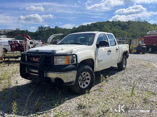 (Smock, PA) 2010 GMC Sierra 1500 4x4 Crew-Cab Pickup Truck Runs & Moves) (Engine Won't Stay Running