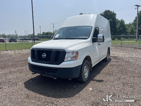 (Louisville, OH) 2015 Nissan NV Cargo Runs & Moves) (Exterior Defects- Hood Won't Open