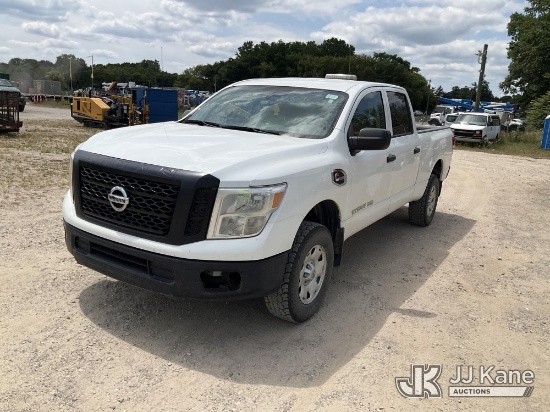 (Charlotte, MI) 2018 Nissan Titan XD Double-Cab Pickup Truck Runs & Moves