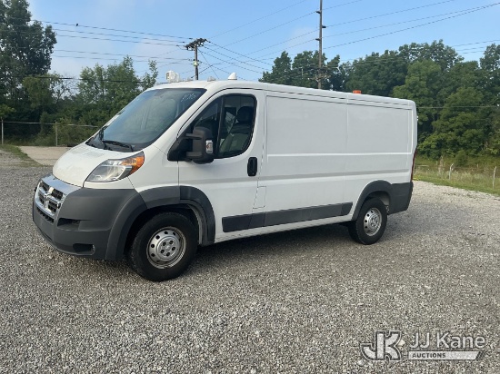 (Fort Wayne, IN) 2016 RAM Promaster 1500 Low Roof Tradesman 136-in. WB Cargo Van Runs & Moves