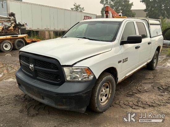 (Warren, MI) 2014 RAM 1500 Crew-Cab Pickup Truck Runs & Moves) (Windshield Deficiencies