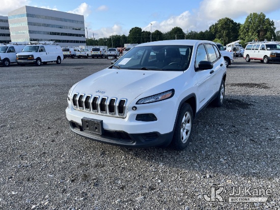 (Louisville, OH) 2015 Jeep Cherokee 4x4 4-Door Sport Utility Vehicle Engine Won't Stay Running Witho