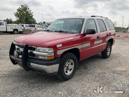 (Plymouth Meeting, PA) 2004 Chevrolet Tahoe 4x4 4-Door Sport Utility Vehicle Runs & Moves