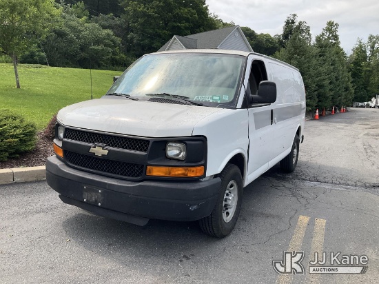 (Branchville, NJ) 2012 Chevrolet Express G2500 Cargo Van Runs & Moves) (Dash Warning Indicators On)