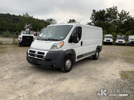 (Smock, PA) 2016 RAM Promaster 1500 Low Roof Tradesman 136-in. WB Cargo Van Runs & Moves