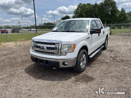 (Louisville, OH) 2014 Ford F-150 Crew-Cab Pickup Truck Runs & Moves) (Dash Warning Indicators On, Co