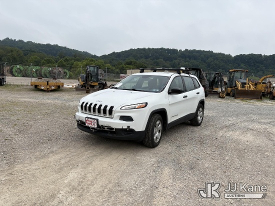 (Smock, PA) 2017 Jeep Cherokee 4x4 4-Door Sport Utility Vehicle Runs & Moves) (Engine Won't Stay Run