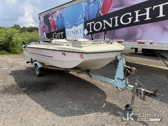 (Waterford, PA) 1970 MFG Gypsy Boat, To Be Sold With Lot# t2244 (boat and trailer price will be spli