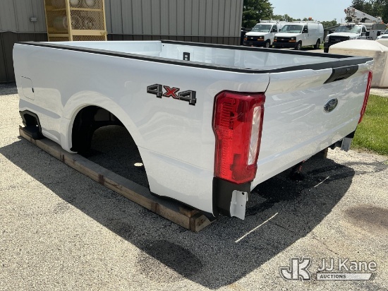 (South Beloit, IL) 8ft Ford Truck Box & Rear Bumper (Unmounted) (New/Unused) NOTE: This unit is bein