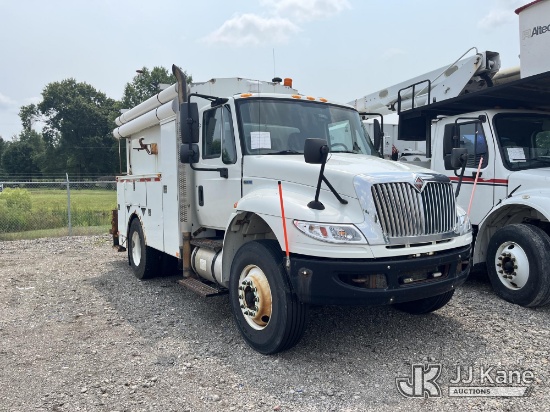 (Louisville, OH) 2015 International 4400 Enclosed Utility Truck (Not Running, Condition Unknown) (Co