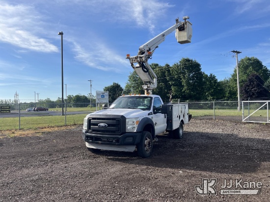 (Louisville, OH) Altec AT235, Articulating & Telescopic Non-Insulated Bucket Truck mounted behind ca