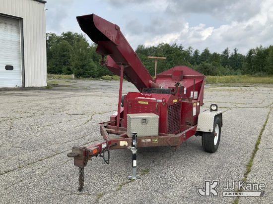 (Wells, ME) 2019 Bandit Industries 1690 Chipper (12in Drum), trailer mtd. Non-Titled) (Runs, Hours U