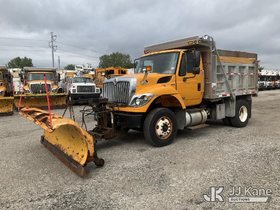 (Plymouth Meeting, PA) 2015 International 7400 Dump Truck Runs, Moves & Upper Operates) (Engine Warn
