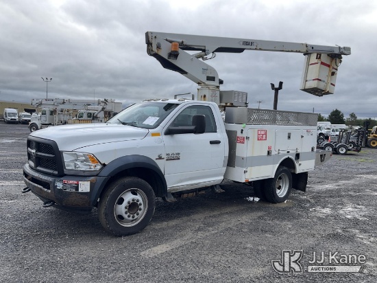 (Rome, NY) Versalift TEL29N-3, Telescopic Non-Insulated Bucket Truck mounted behind cab on 2013 Ram