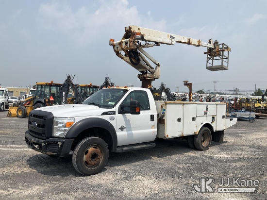 (Rome, NY) Altec AT235-P, Articulating & Telescopic Non-Insulated Bucket Truck mounted behind cab on