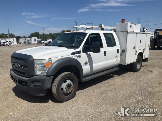 (Plymouth Meeting, PA) 2015 Ford F550 4x4 Crew-Cab Service Truck Runs & Moves) (Corrosion