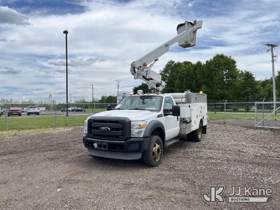 (Louisville, OH) Altec AT200A, Telescopic Non-Insulated Bucket Truck mounted behind cab on 2012 Ford