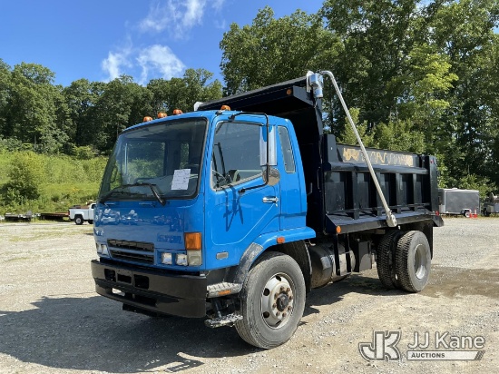 (Shrewsbury, MA) 2007 Mitsubishi Fuso FM Tilt Cab Dump Truck Runs, Moves & Dump Operates