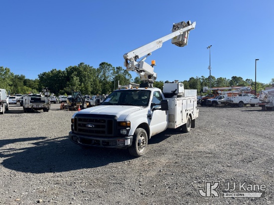 (Louisville, OH) Altec AT200-A, Telescopic Non-Insulated Bucket Truck mounted behind cab on 2008 For