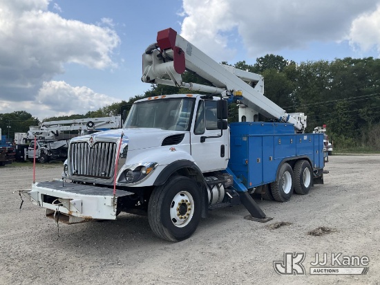 (Charlotte, MI) HiRanger TL55, Articulating & Telescopic Material Handling Bucket Truck center mount