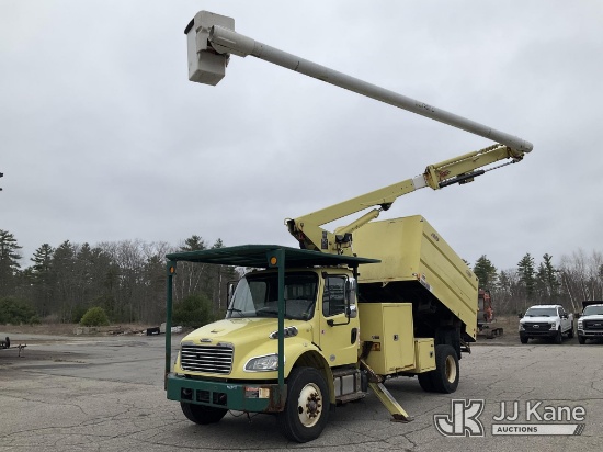 (Wells, ME) Altec LR760, Over-Center Bucket Truck mounted behind cab on 2017 Freightliner M2 106 Chi