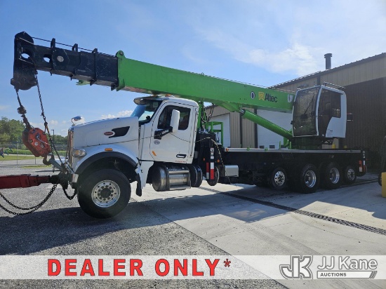(Hagerstown, MD) Altec AC45-127S, Hydraulic Truck Crane rear mounted on 2017 Peterbilt 567 T/A Flatb