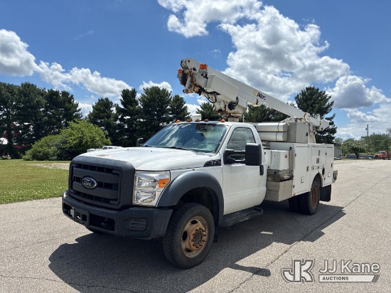 (Ashland, OH) Altec AT200-A, Telescopic Non-Insulated Bucket Truck mounted behind cab on 2012 Ford F