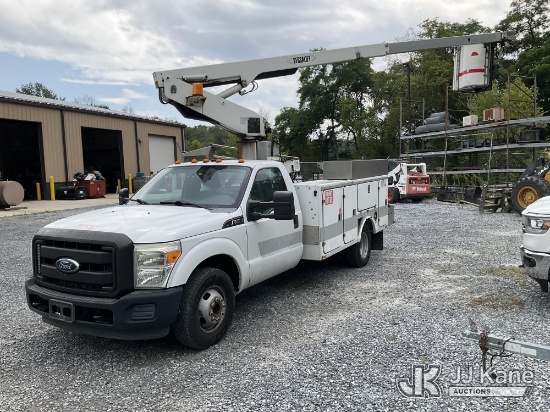 (Hagerstown, MD) Versalift TEL29N-03, Non-Insulated Bucket Truck mounted behind cab on 2012 Ford F-3
