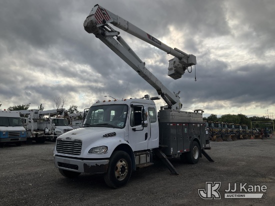 (Plymouth Meeting, PA) Terex/Telelect Hi-Ranger HR-52M, Material Handling Bucket Truck center mounte