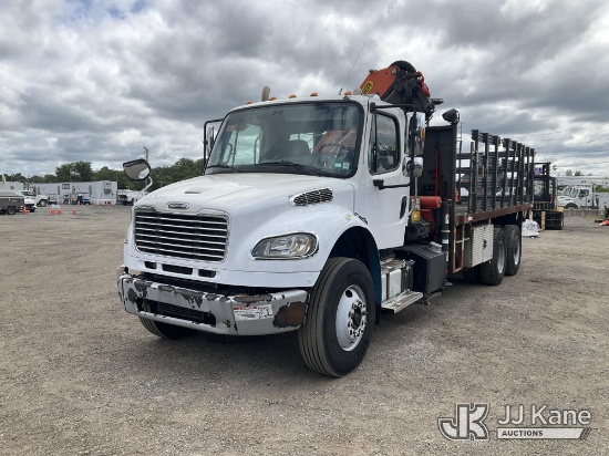 (Plymouth Meeting, PA) Palfinger PK18002-EH, Hydraulic Knuckle Boom Crane mounted behind cab on 2013