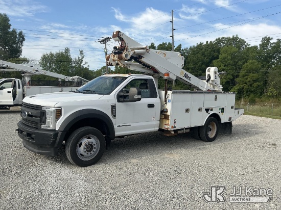 (Fort Wayne, IN) Altec AT41M, Articulating & Telescopic Material Handling Bucket Truck mounted behin