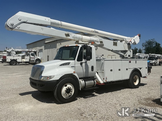 (Fort Wayne, IN) Altec AA755-MH, Material Handling Bucket Truck rear mounted on 2012 International D