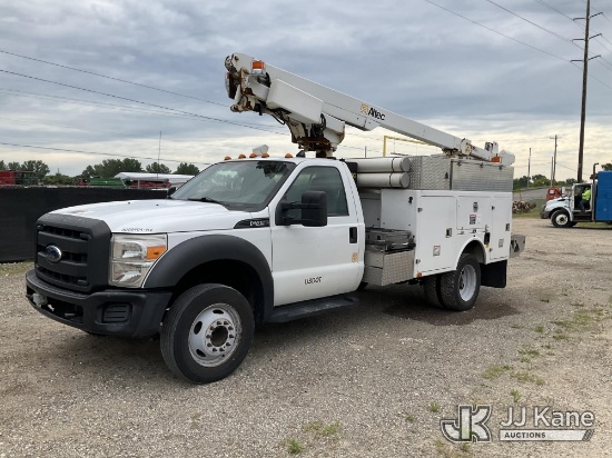 (Charlotte, MI) Altec AT200A, Telescopic Non-Insulated Bucket Truck mounted behind cab on 2012 Ford