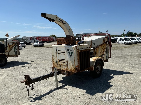 (Shrewsbury, MA) 2018 Vermeer BC1000XL Chipper (12in Drum), trailer mtd. Runs) (Corrosion) (Seller S