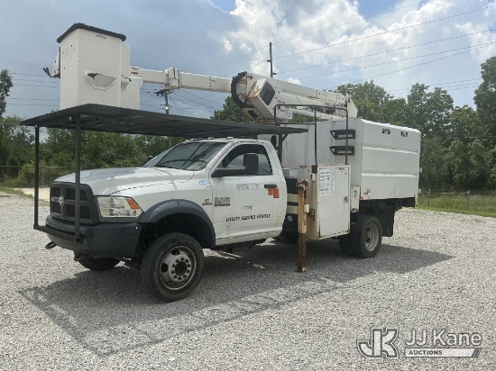 (Fort Wayne, IN) HiRanger LT40, Articulating & Telescopic Bucket Truck mounted behind cab on 2017 RA