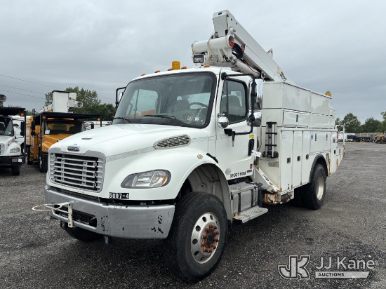(Plymouth Meeting, PA) Altec TA41m, Articulating & Telescopic Bucket Truck mounted behind cab on 201