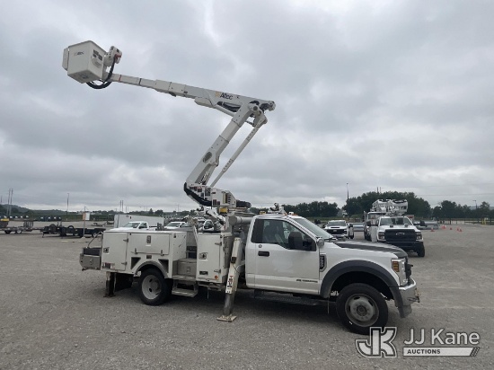 (Lancaster, OH) Altec AT41M, Articulating & Telescopic Material Handling Bucket Truck mounted behind