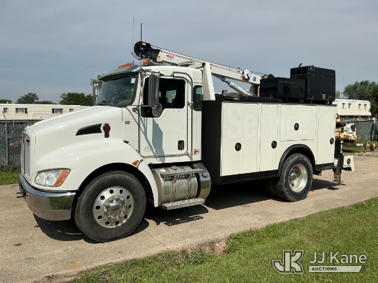 (Neenah, WI) 2019 Kenworth T3 Series Mechanics Service Truck Runs & Moves)(Crane & Welder Condition