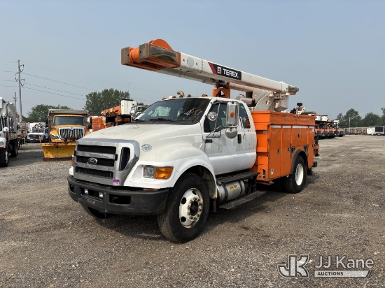 (Plymouth Meeting, PA) Terex/Telelect/HiRanger SC42, Over-Center Bucket Truck center mounted on 2012