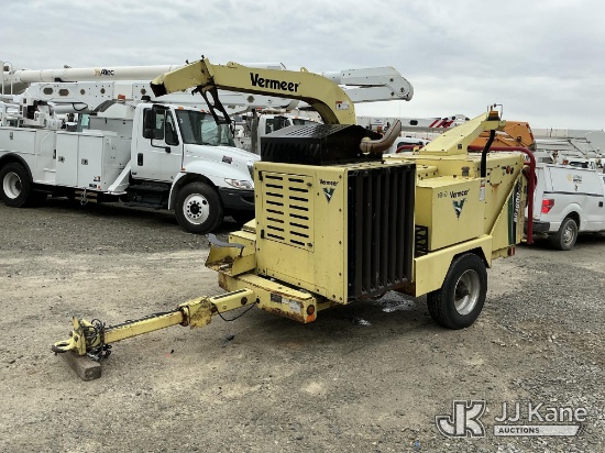(Shrewsbury, MA) 2018 Vermeer BC1800 Portable Chipper (18in Drum), Trailer Mounted Runs) (Idle Contr
