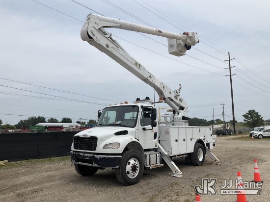 (Charlotte, MI) Altec AA55, Articulating Material Handling Bucket Truck rear mounted on 2020 Freight