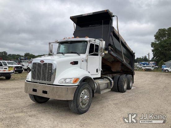 (Charlotte, MI) 2021 Peterbilt 348 T/A Dump Truck Runs, Moves & Dump Operates